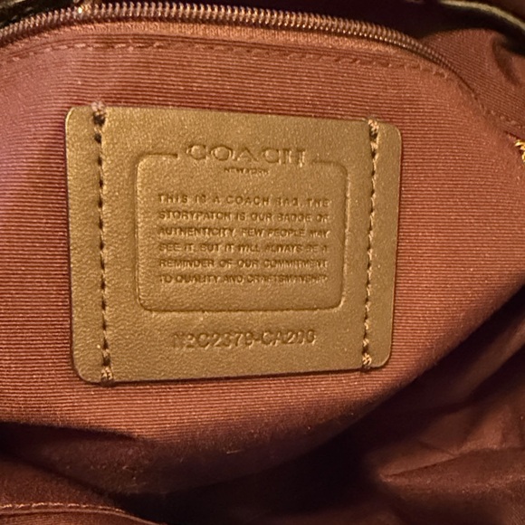 Coach Black Leather Bag - Andy - Embossed Horses & Carriage - Picture 8 of 10